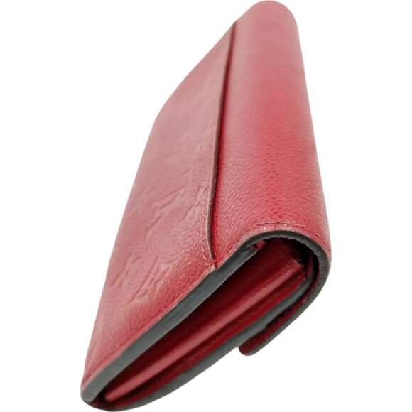 602305BB (X4) Louis Vuitton Wallet Long Red Monogram Empreinte - Picture 4 of 10